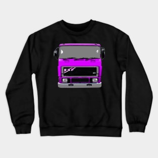 ERF E6 1980s classic heavy lorry purple Crewneck Sweatshirt